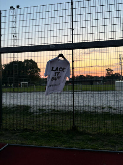 Laced out white tshirt